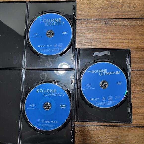 Set of 3 DVDs The Bourne Trilogy: Identity, Supremacy, Ultimatum - Picture 4 of 5
